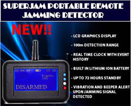 superjam portable remote jamming detector